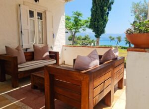 Green maisonette Traditional Loukoulos Samos Kampos Marathokampos House Votsalakia Hotel Summer Accommodation samos Airbnb Booking