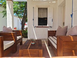 Green maisonette Traditional Loukoulos Samos Kampos Marathokampos House Votsalakia Hotel Summer Accommodation samos Airbnb Booking