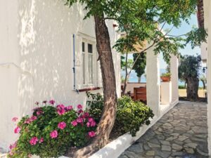 Green maisonette Traditional Loukoulos Samos Kampos Marathokampos House Votsalakia Hotel Summer Accommodation samos Airbnb Booking