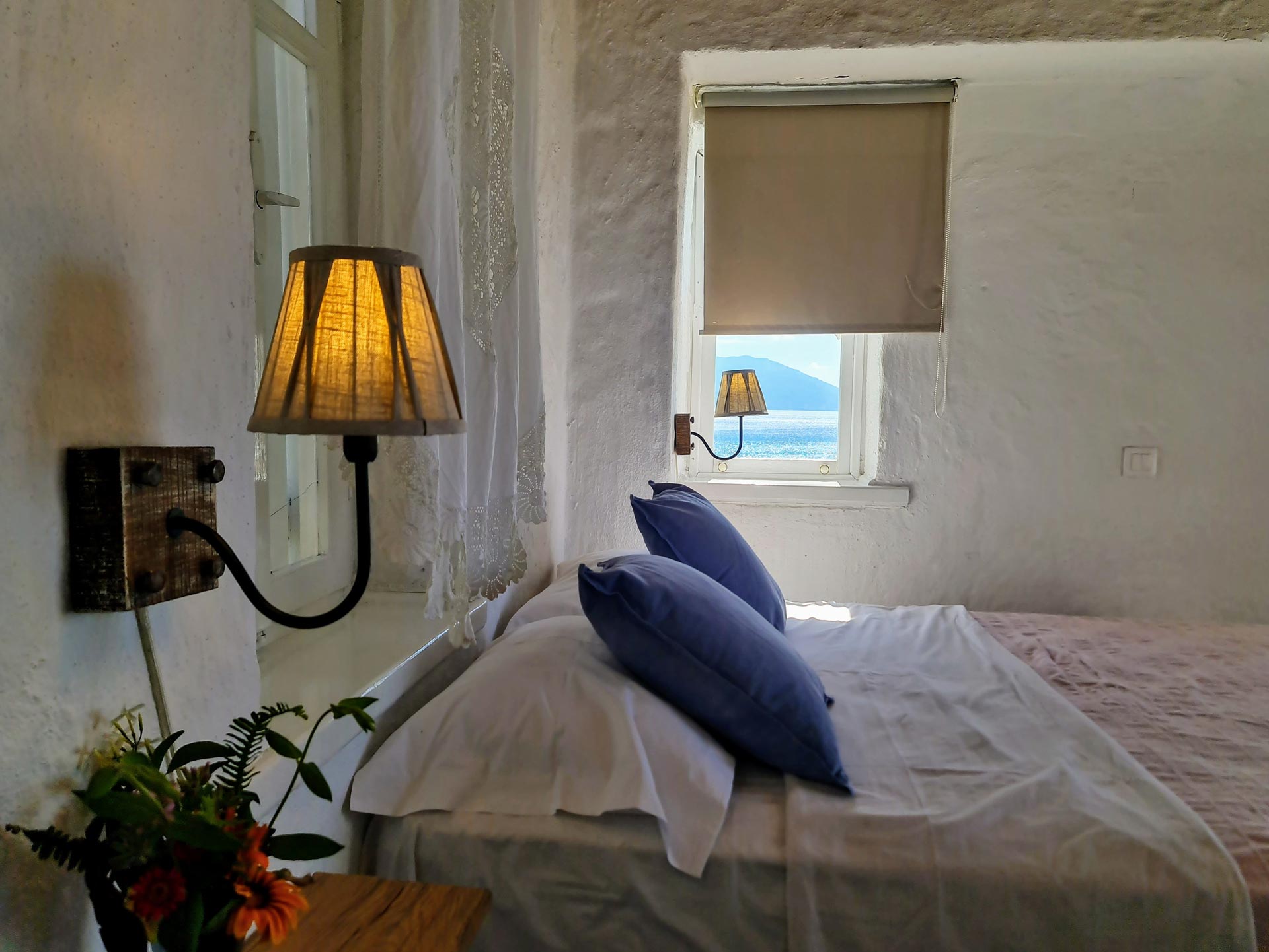Blue maisonette Traditional Loukoulos Samos Kampos Marathokampos House Votsalakia Hotel Summer Accommodation samos